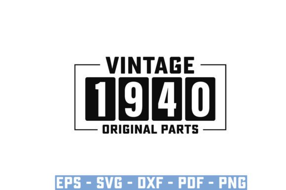 Download Vintage 1940 Original Parts Funny Svg - Funny svg Collection
