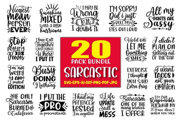 Download Sarcastic SVG Bundle, Funny Svg - Premium Resources