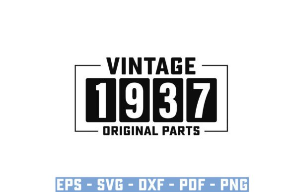 Download Vintage 1937 Original Parts Funny Svg - Funny svg Collection
